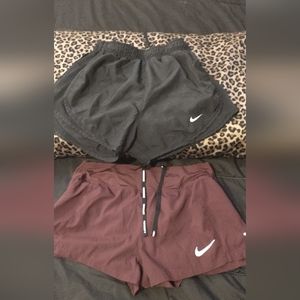 Two pair Nike shorts